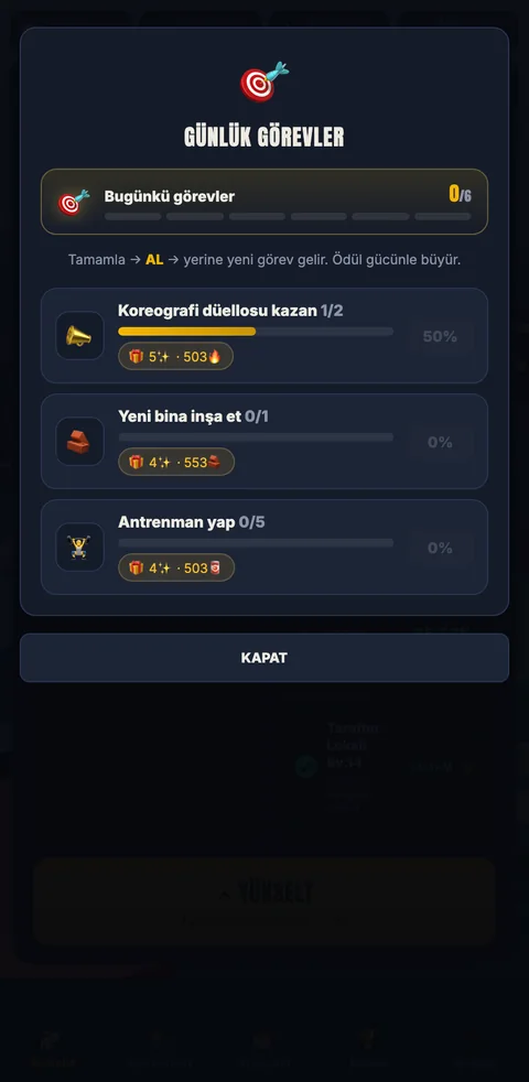 Günlük Görevler